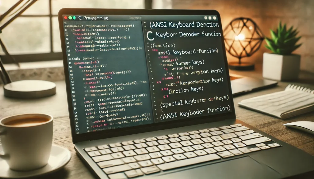c ansi keyboard decoder function