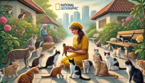 The National Geographic Cat lady Blackburn