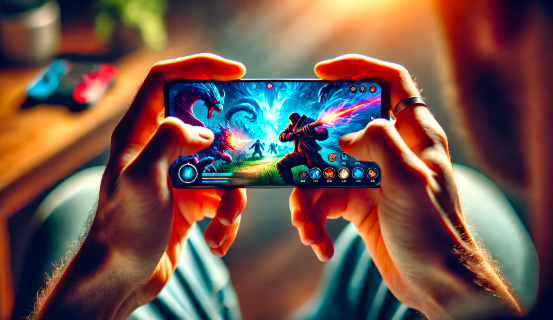 Dive into the world of mobile gaming, where every intense battle comes to life on your smartphone screen, bringing entertainment to your fingertips.